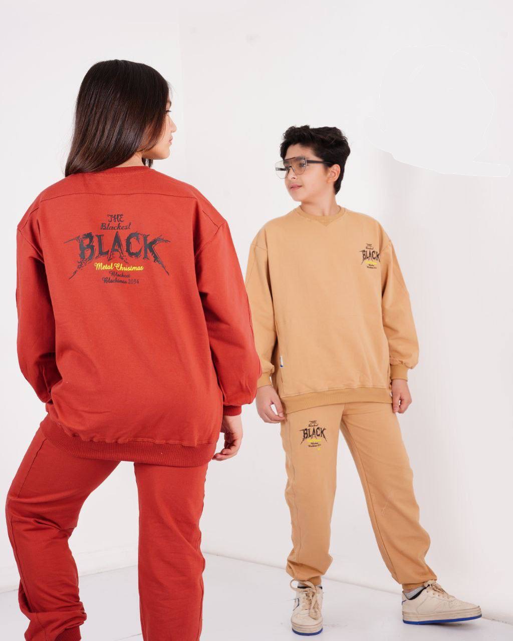 عکس بلوز شلوار6 تا13سال Black - شماره 13