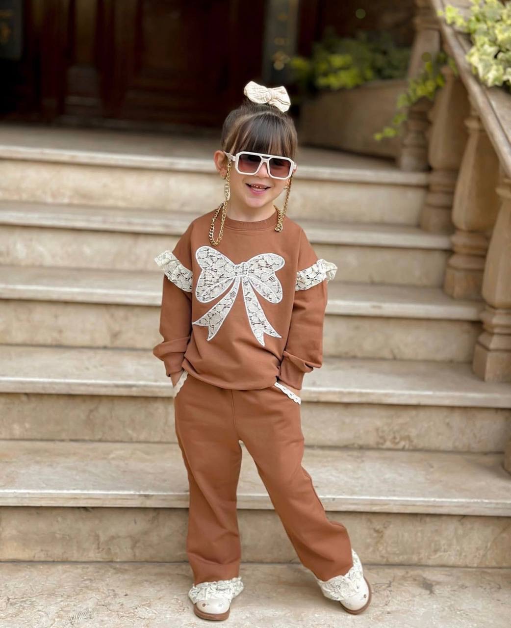 عکس بلوز شلوار شکلاتی ریحانه - شماره 7