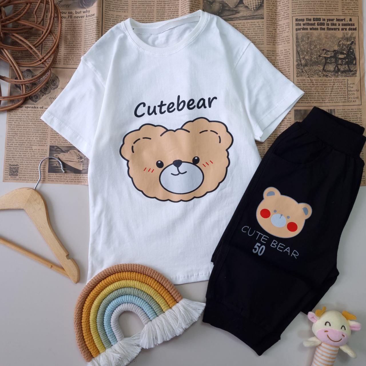 عکس تیشرت شلوارک CUTE BEAR - شماره 4