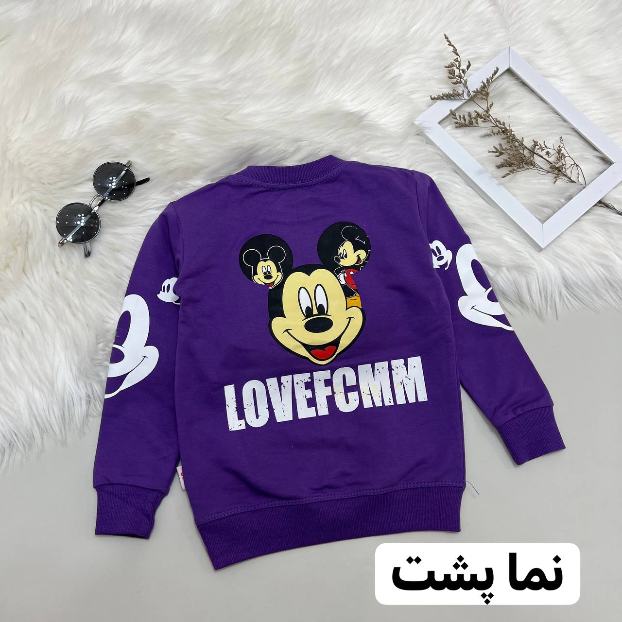 عکس بلوزشلوارمیکی BUTTON - شماره 7