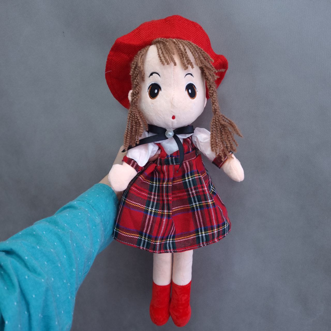 عکس عروسک دختر چهارخونه سایزبزرگ - شماره 2