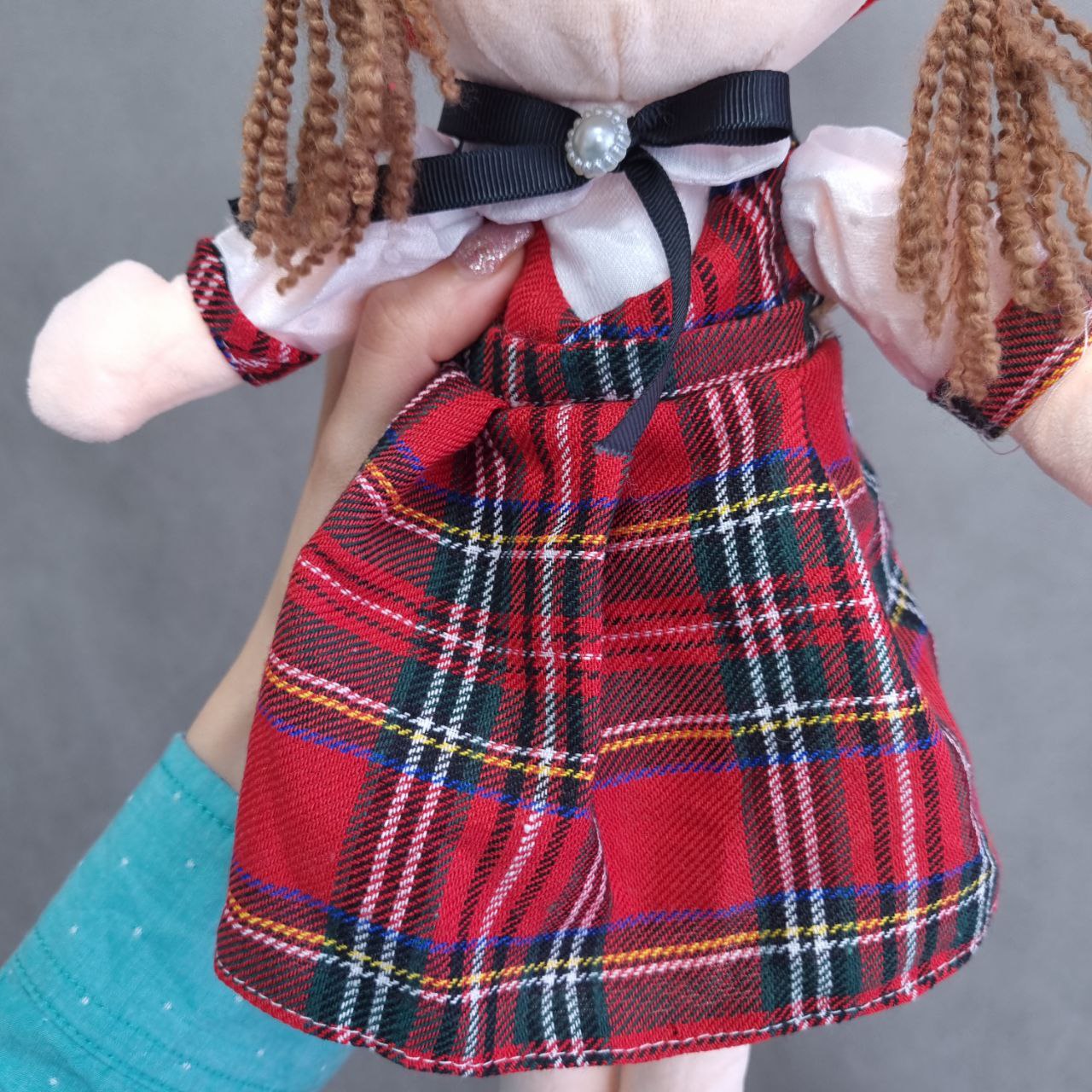 عکس عروسک دختر چهارخونه سایزبزرگ - شماره 4