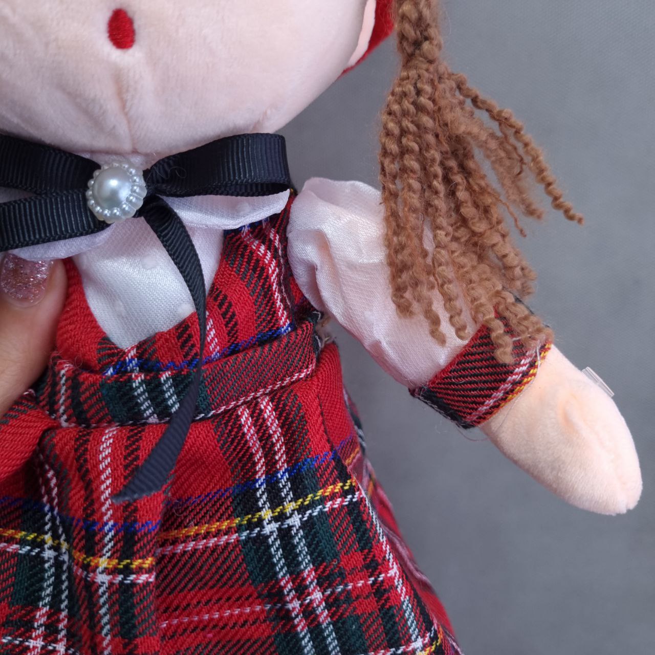 عکس عروسک دختر چهارخونه سایزبزرگ - شماره 5