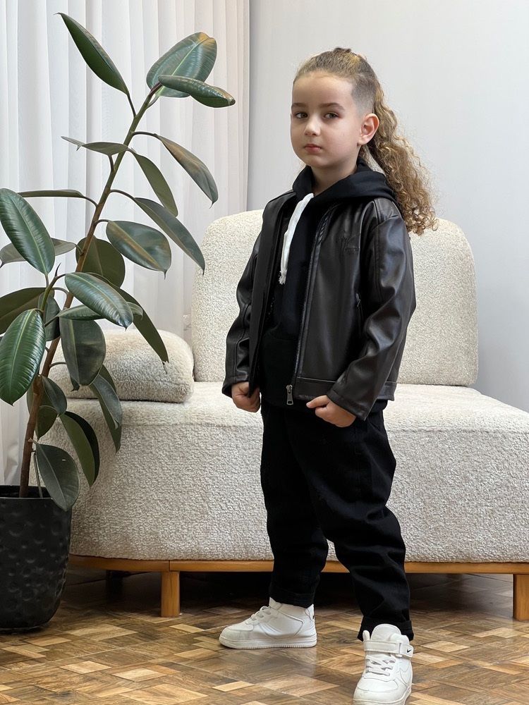 عکس کت چرم اسپرت لاتین گلدوزی - شماره 11