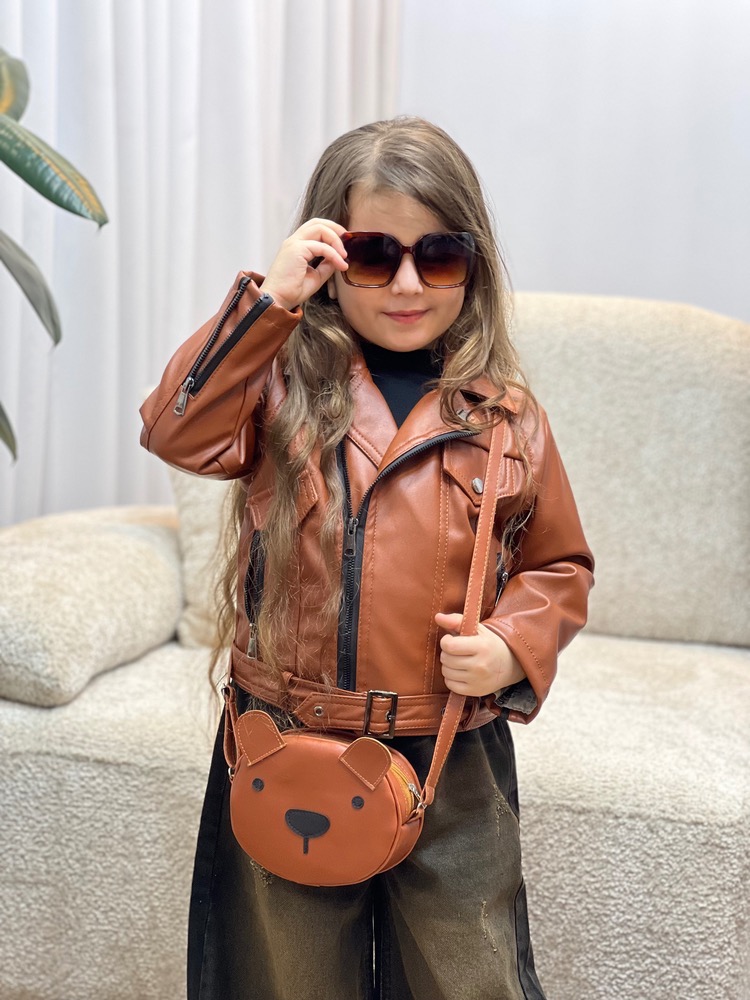 عکس کت چرم زیپ کج اسپرت - شماره 13