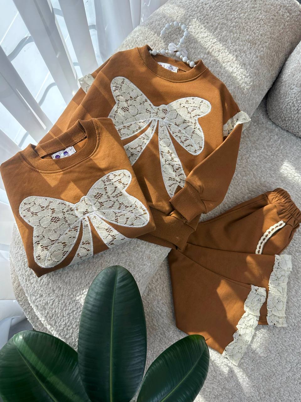 عکس بلوز شلوار شکلاتی ریحانه - شماره 1