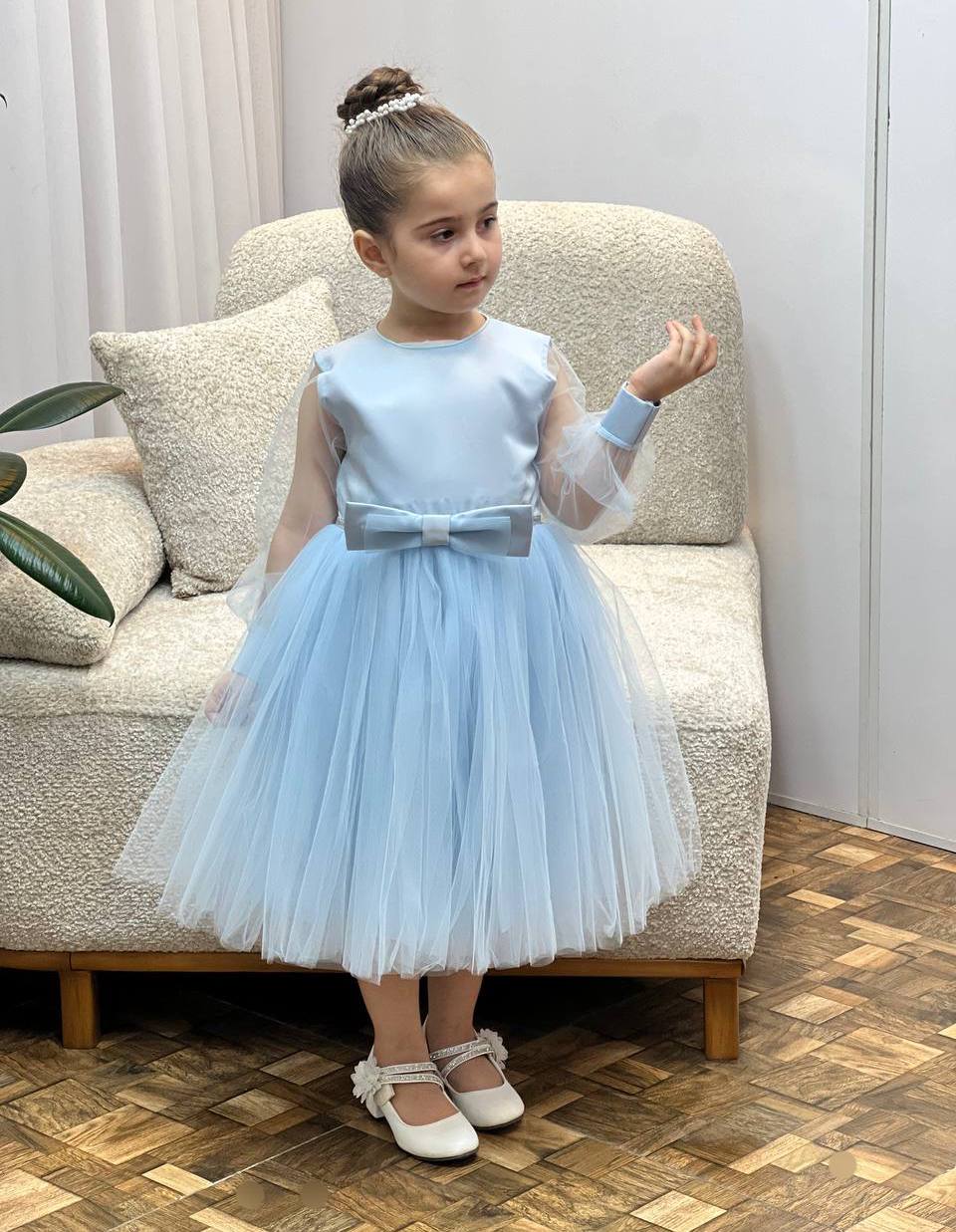 عکس سارافون مجلسی آستین تور - شماره 5