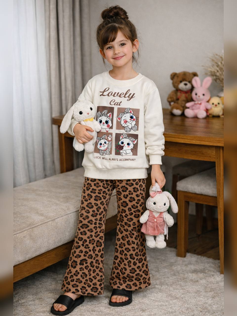 عکس بلوز شلوار عالیه پیشی پلنگی Cat - شماره 7