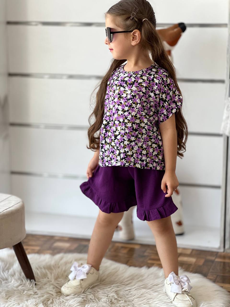 عکس کراپ شلوارک گلها 2 تا 9 سال - شماره 9