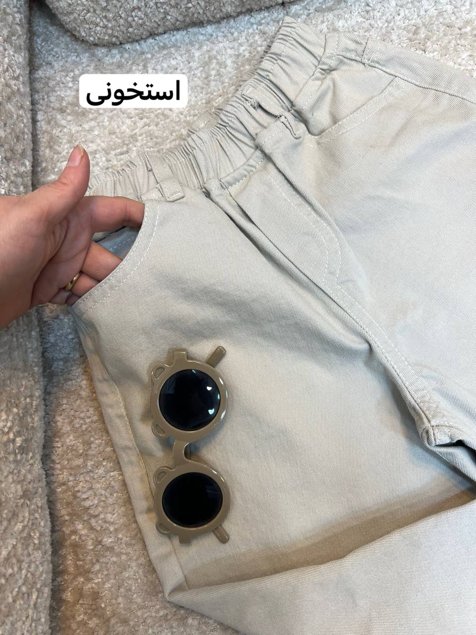 عکس تک شلوار کتان مام استایل یونی - شماره 6