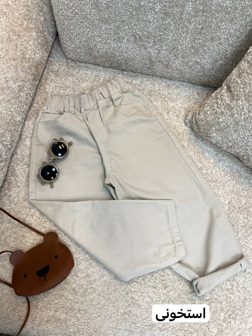 عکس تک شلوار کتان مام استایل یونی - شماره 4