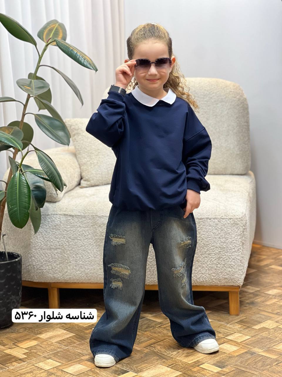 عکس تک بلوز یقه شکاری شییک - شماره 3