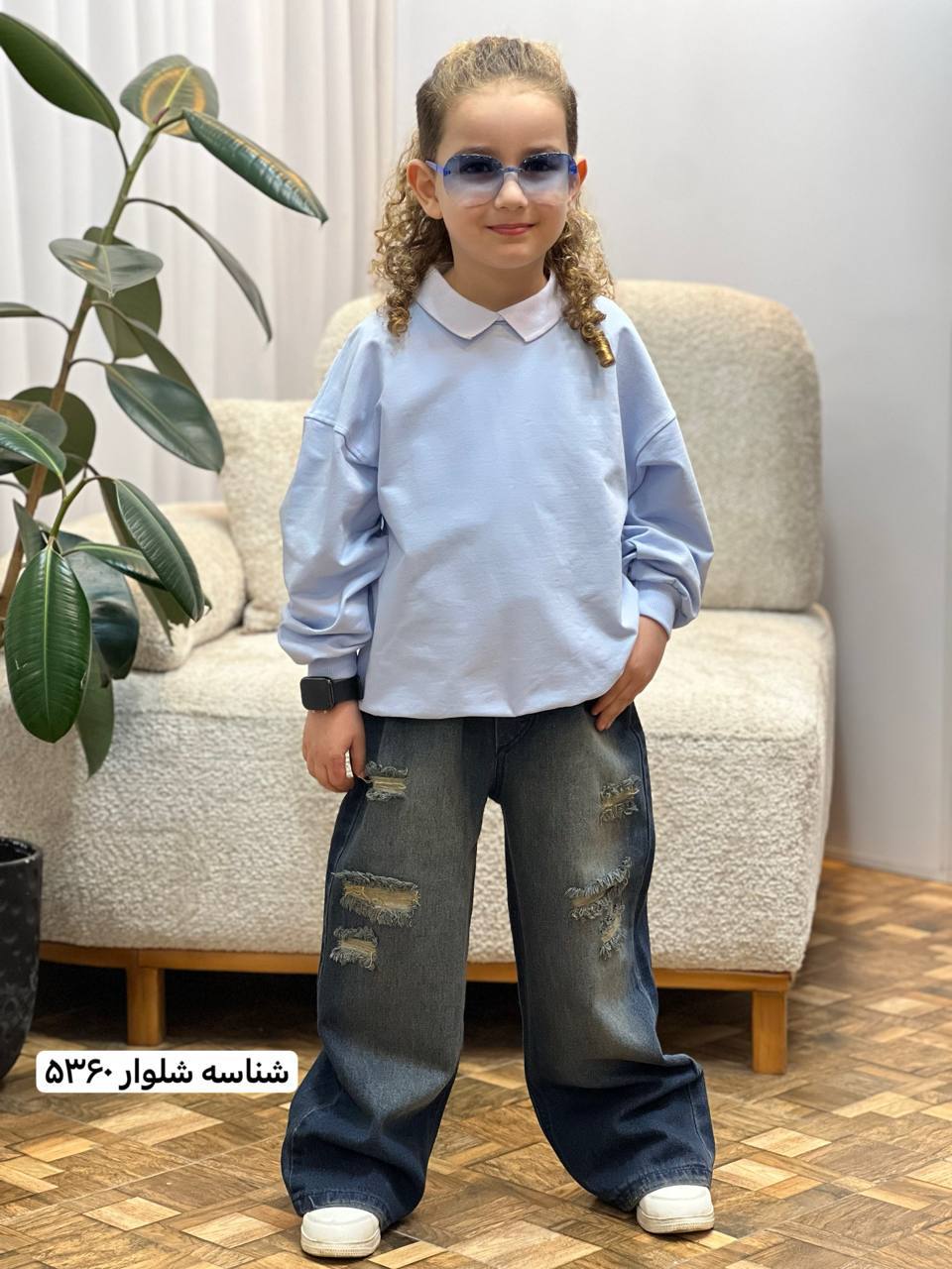 عکس تک بلوز یقه شکاری شییک - شماره 5