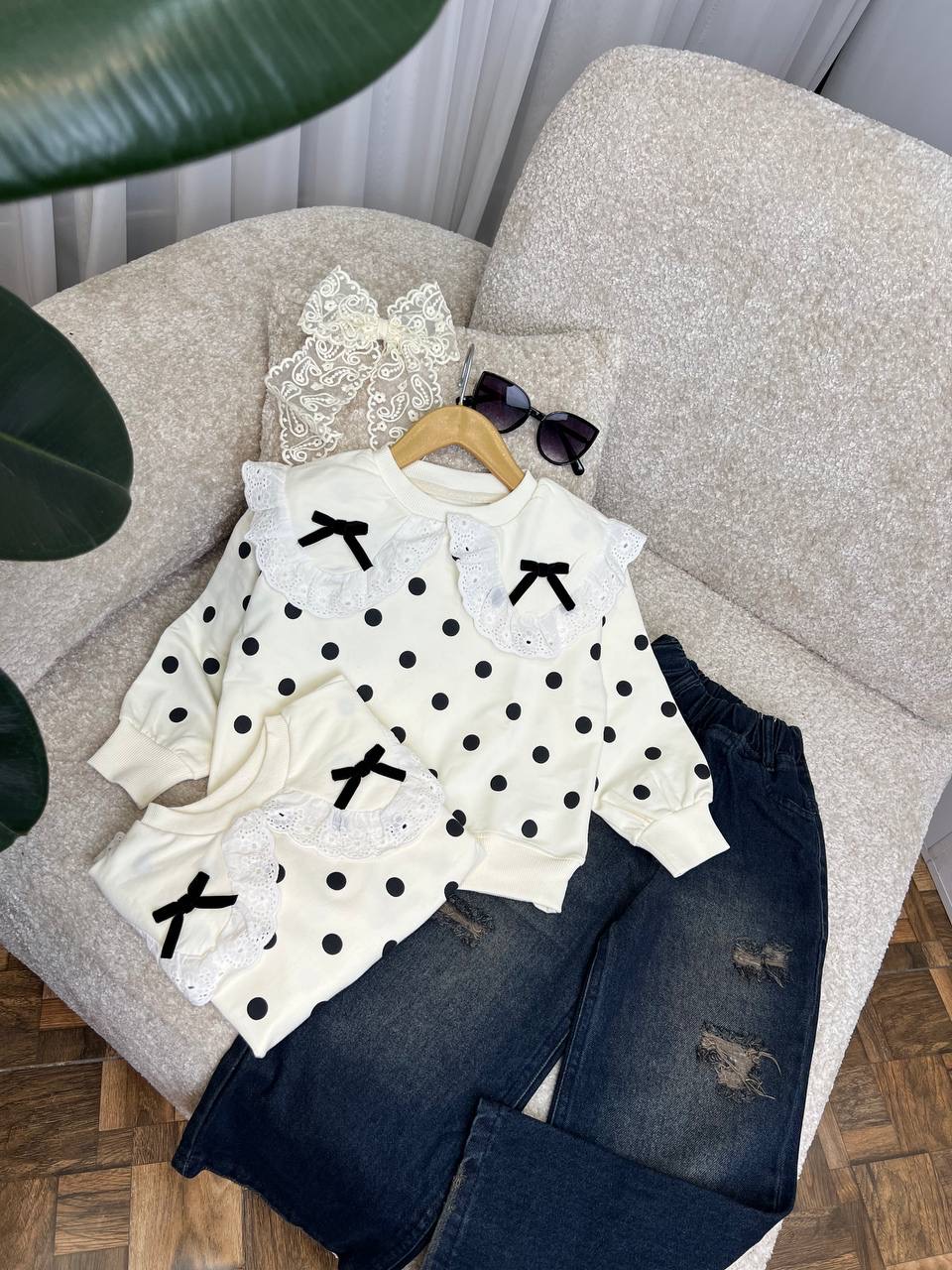 عکس تک بلوز خالدار جواهر - شماره 3