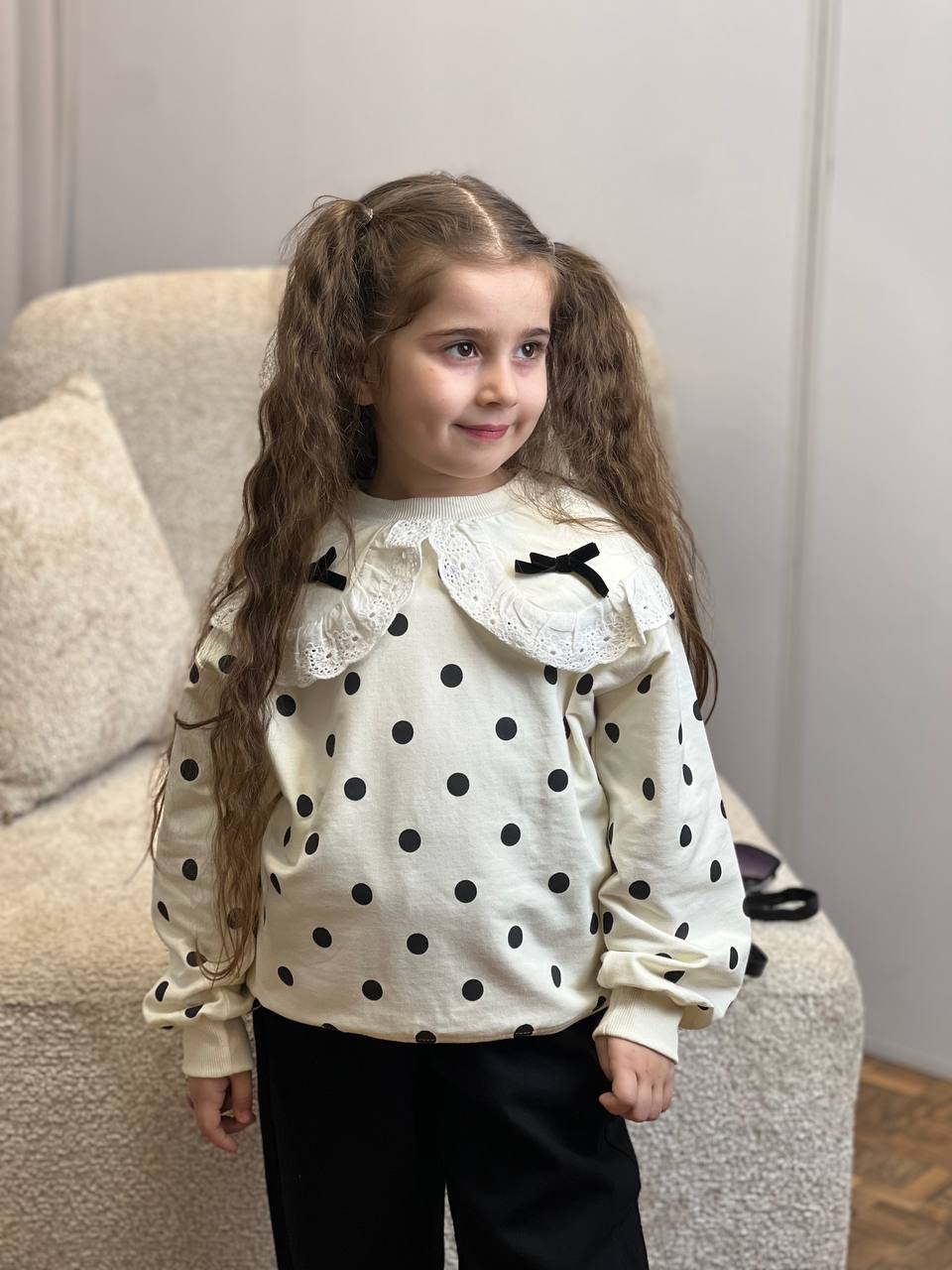 عکس تک بلوز خالدار جواهر - شماره 2