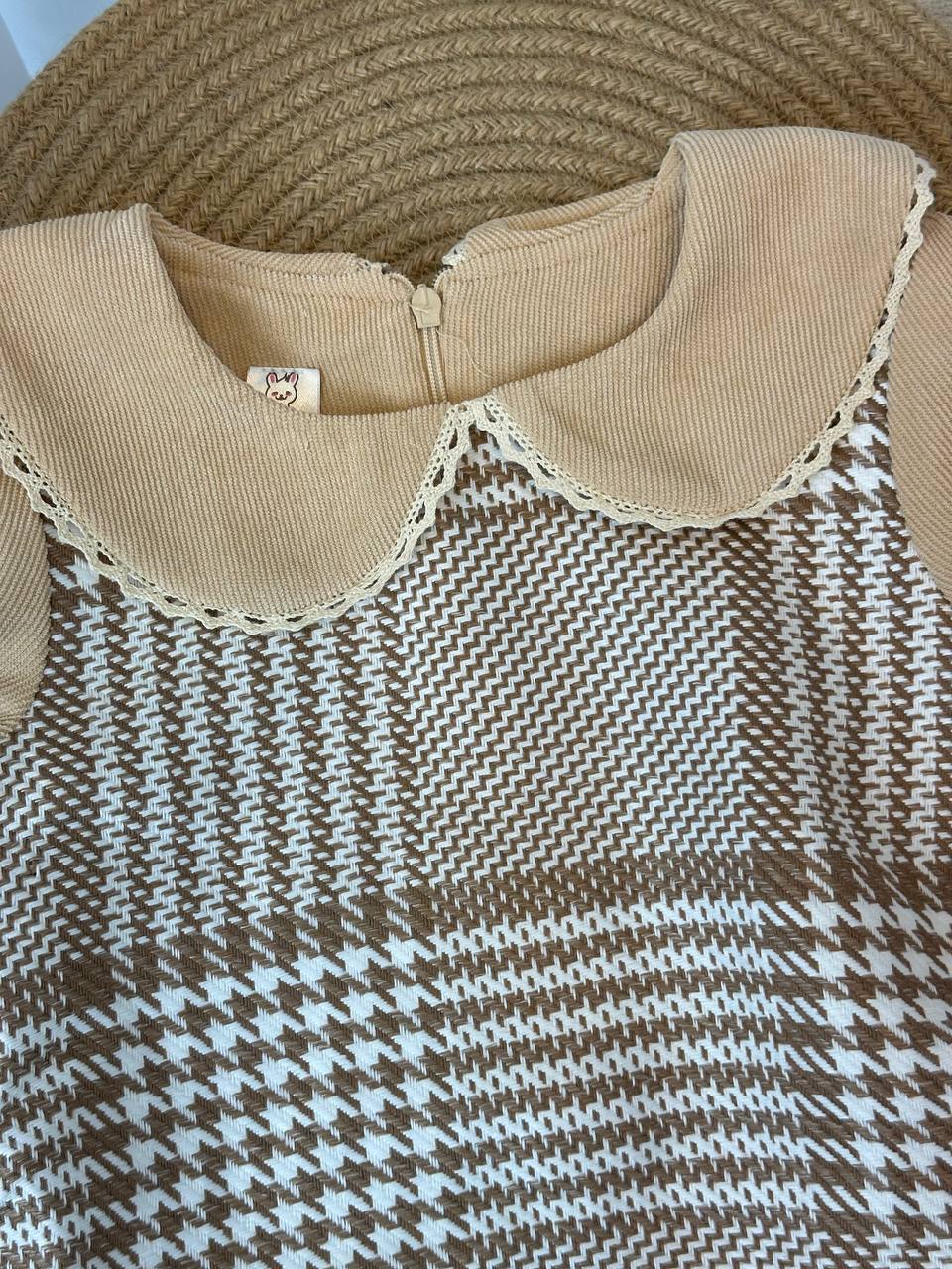 عکس تونیک چهارخونه موکا - شماره 3