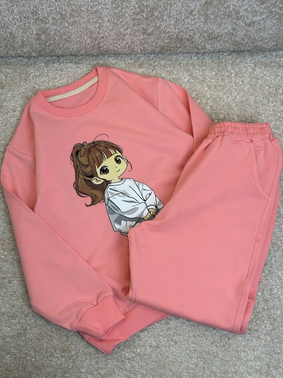 عکس بلوز شلوار دختر و گربه 6 تا 9 سال - شماره 4