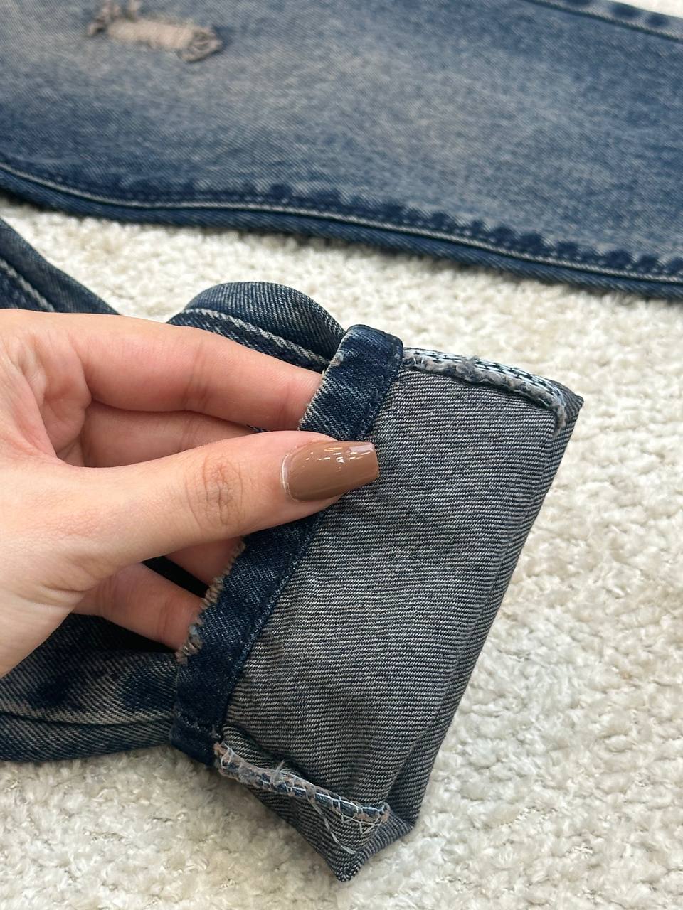 عکس تک شلوار لی تیره - شماره 6