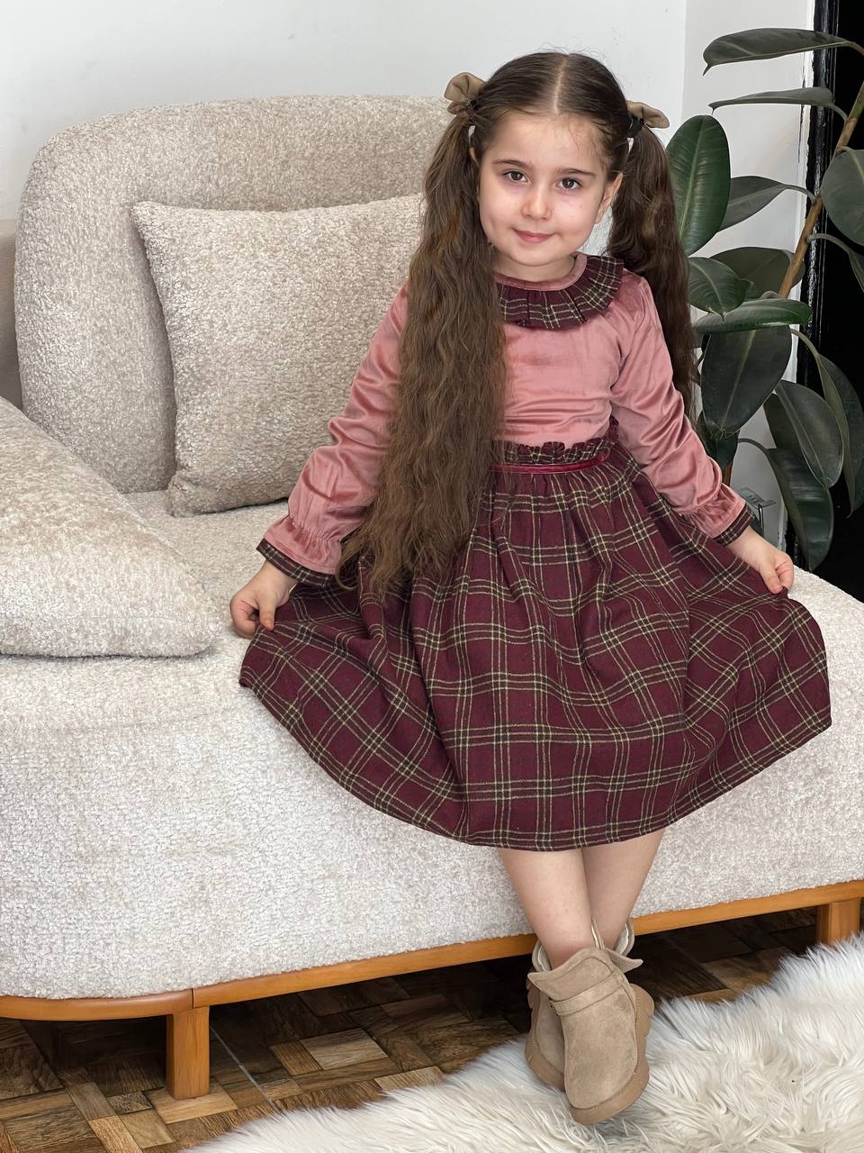 عکس سارافون طناز یقه چهارخونه - شماره 8