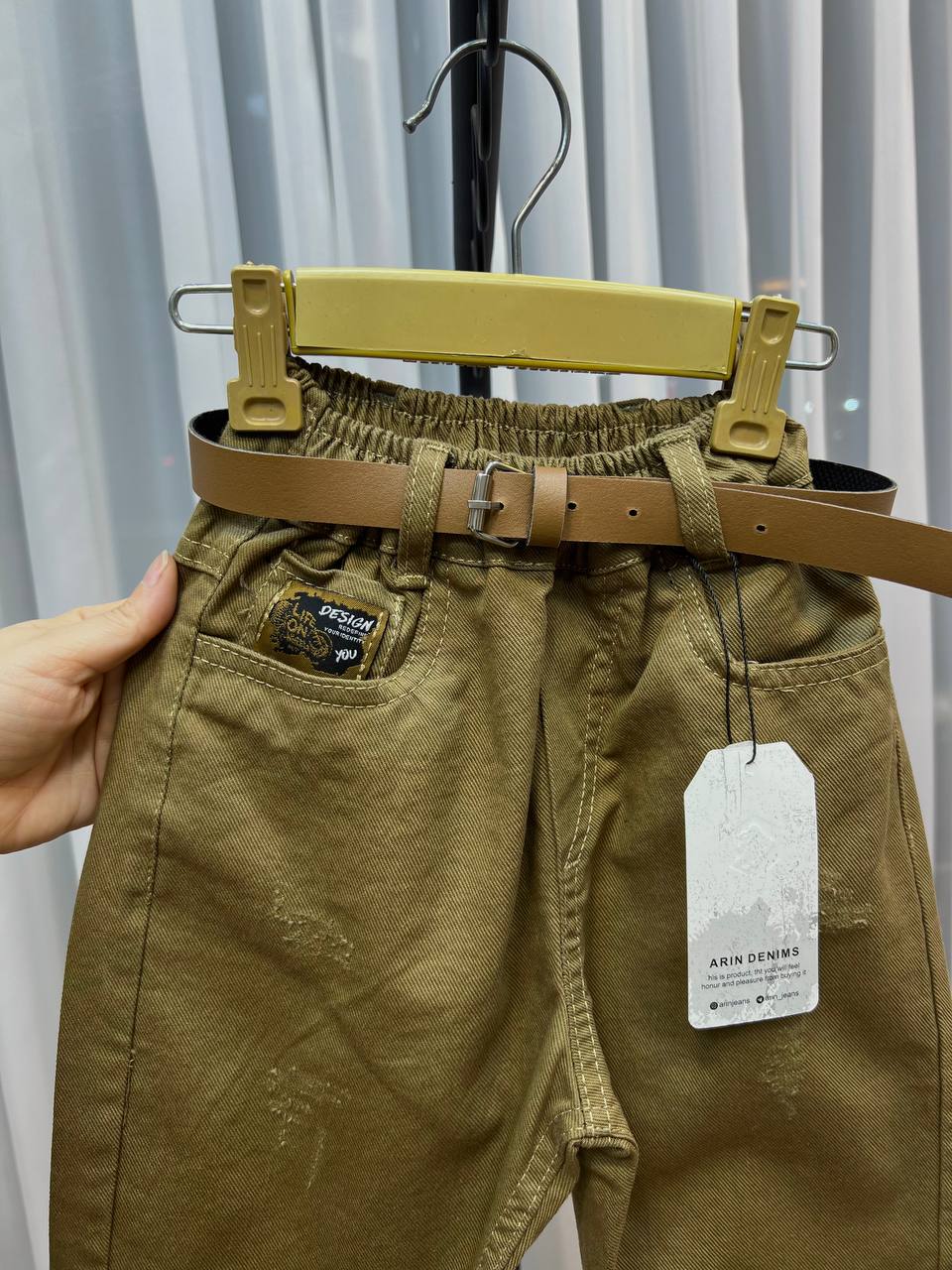 عکس تک شلوار کتان ARIN - شماره 8