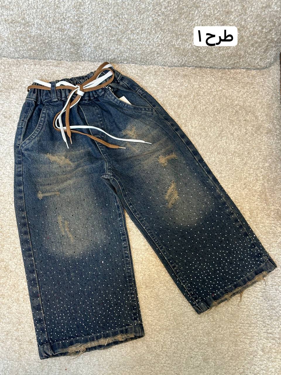 عکس تک شلوار بگ نگینی - شماره 1