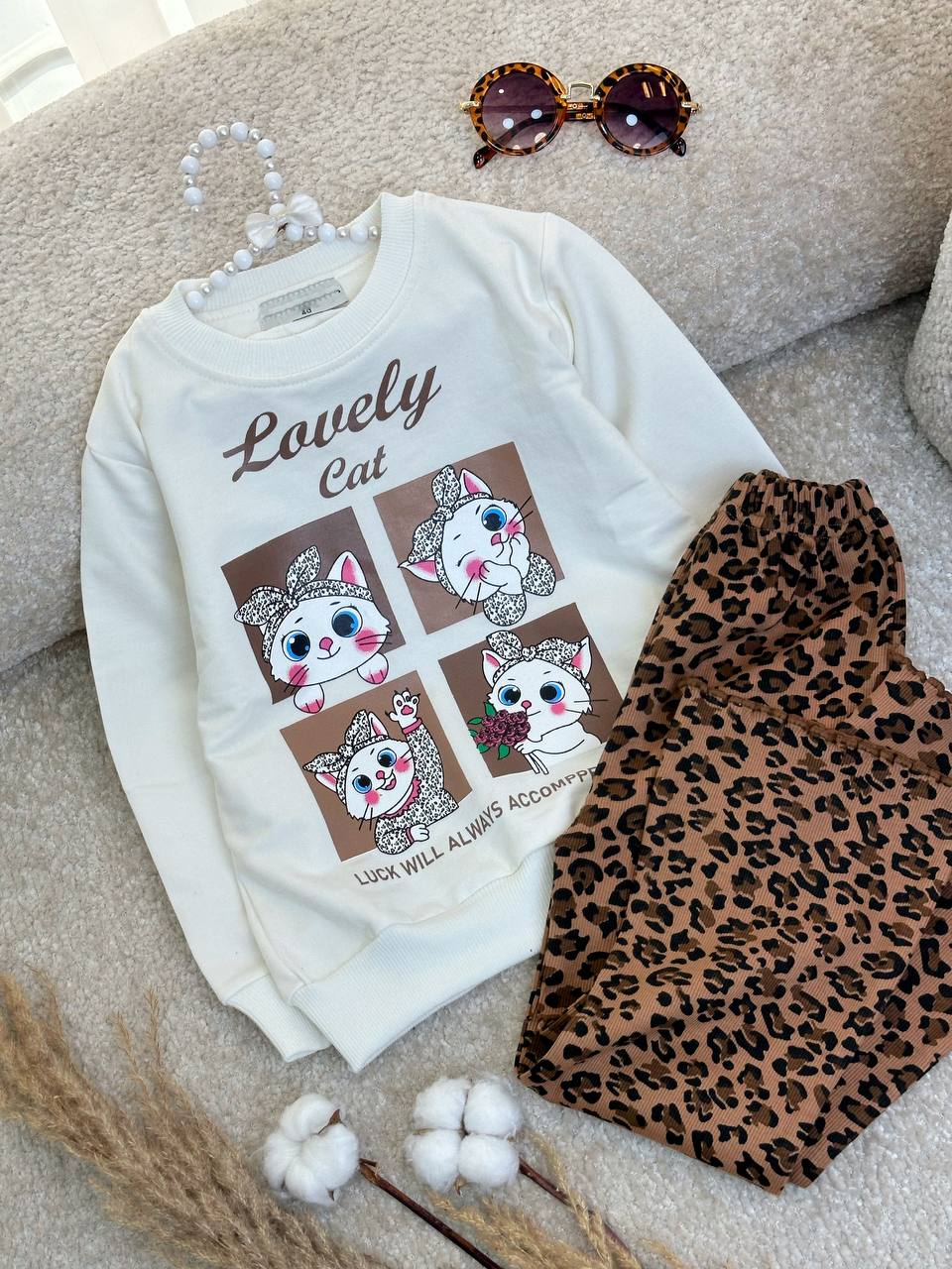 عکس بلوز شلوار عالیه پیشی پلنگی Cat - شماره 2