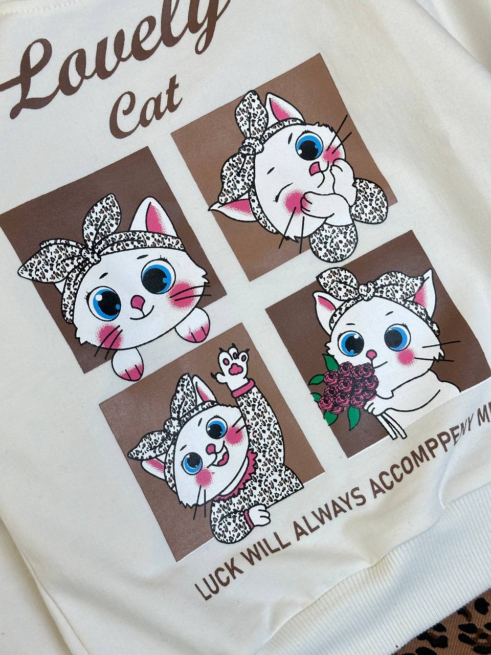 عکس بلوز شلوار عالیه پیشی پلنگی Cat - شماره 4