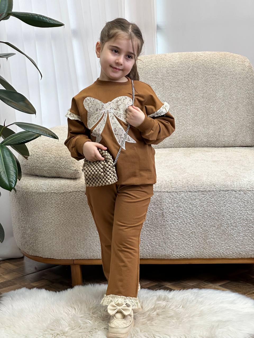 عکس بلوز شلوار شکلاتی ریحانه - شماره 8