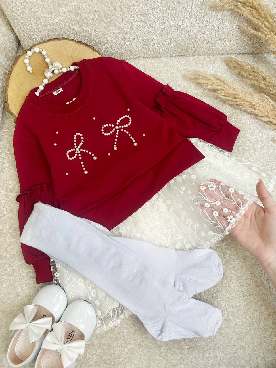 عکس سارافون پاپیونی مروارید - شماره 1