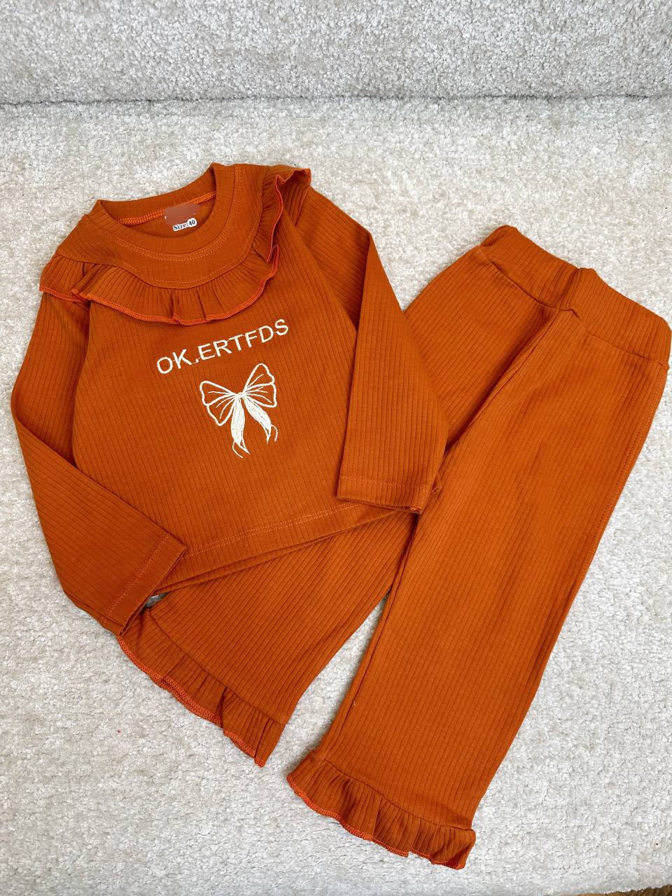 عکس بلوز شلوار پاپیون ریلی پریا - شماره 2