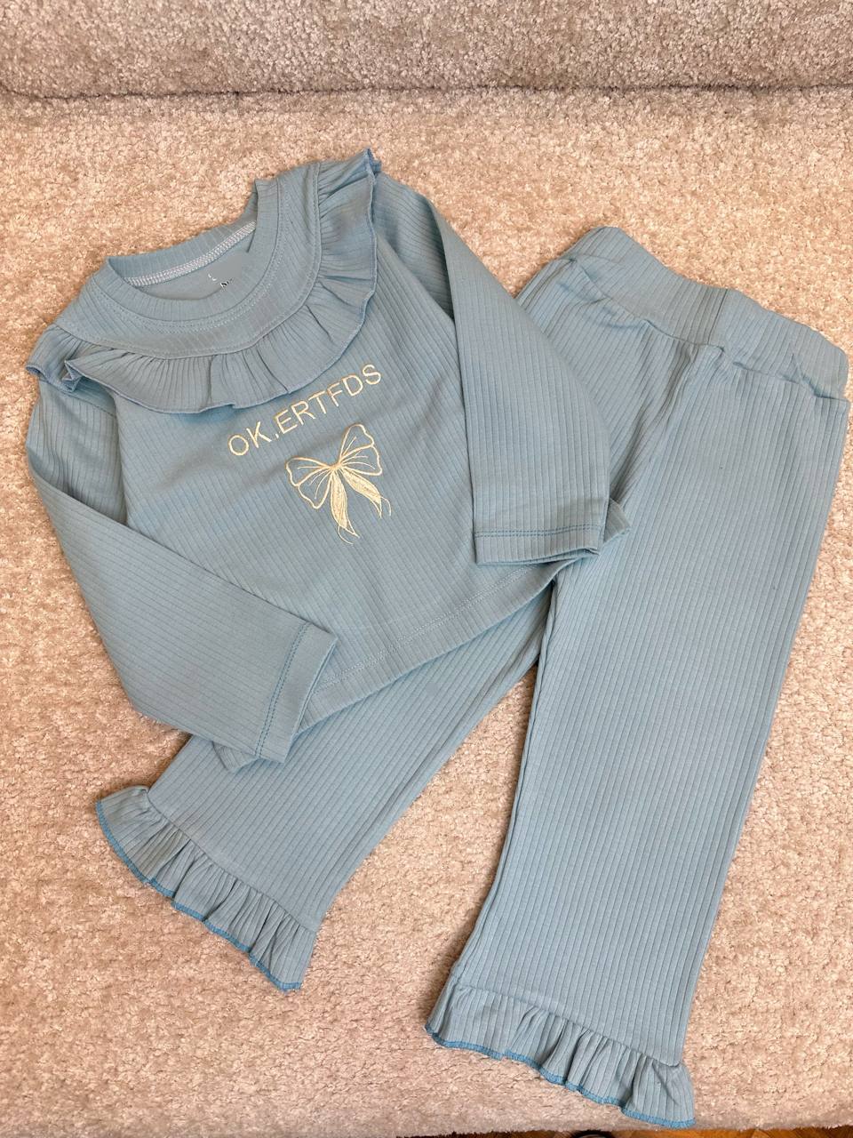 عکس بلوز شلوار پاپیون ریلی پریا - شماره 3