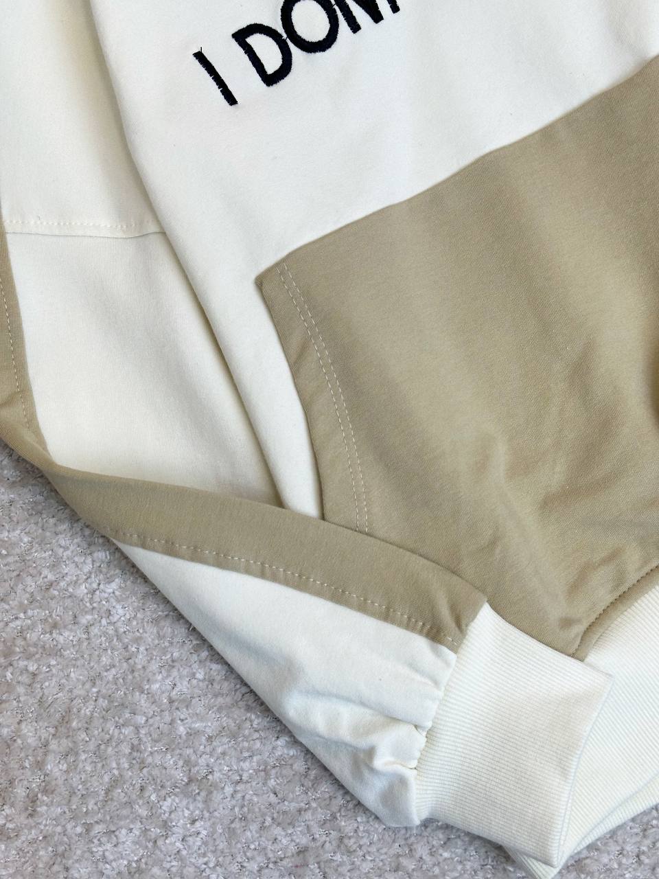عکس هودی شلوار بسیار باکیفیتI DONT CARE - شماره 5
