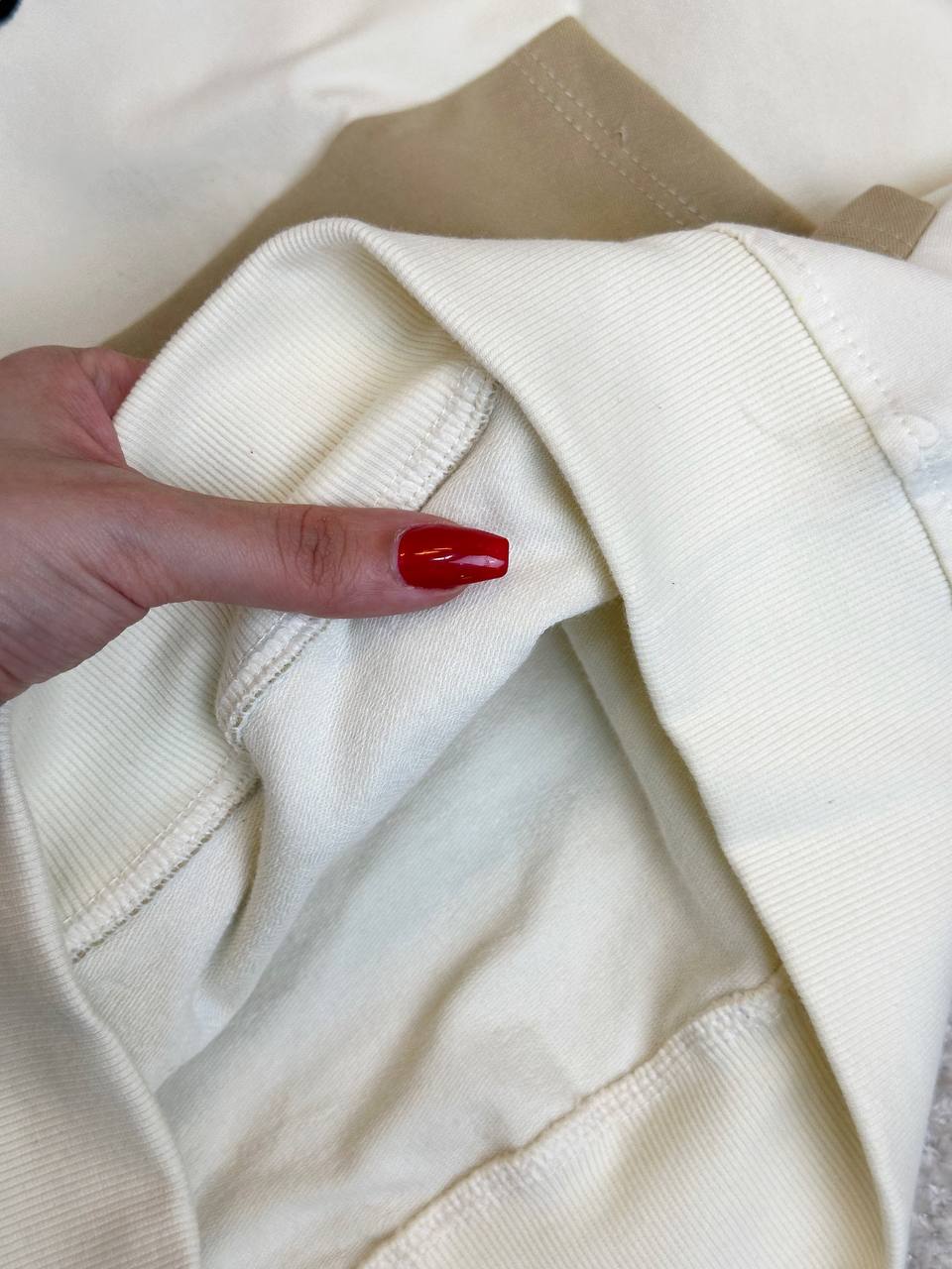 عکس هودی شلوار بسیار باکیفیتI DONT CARE - شماره 6