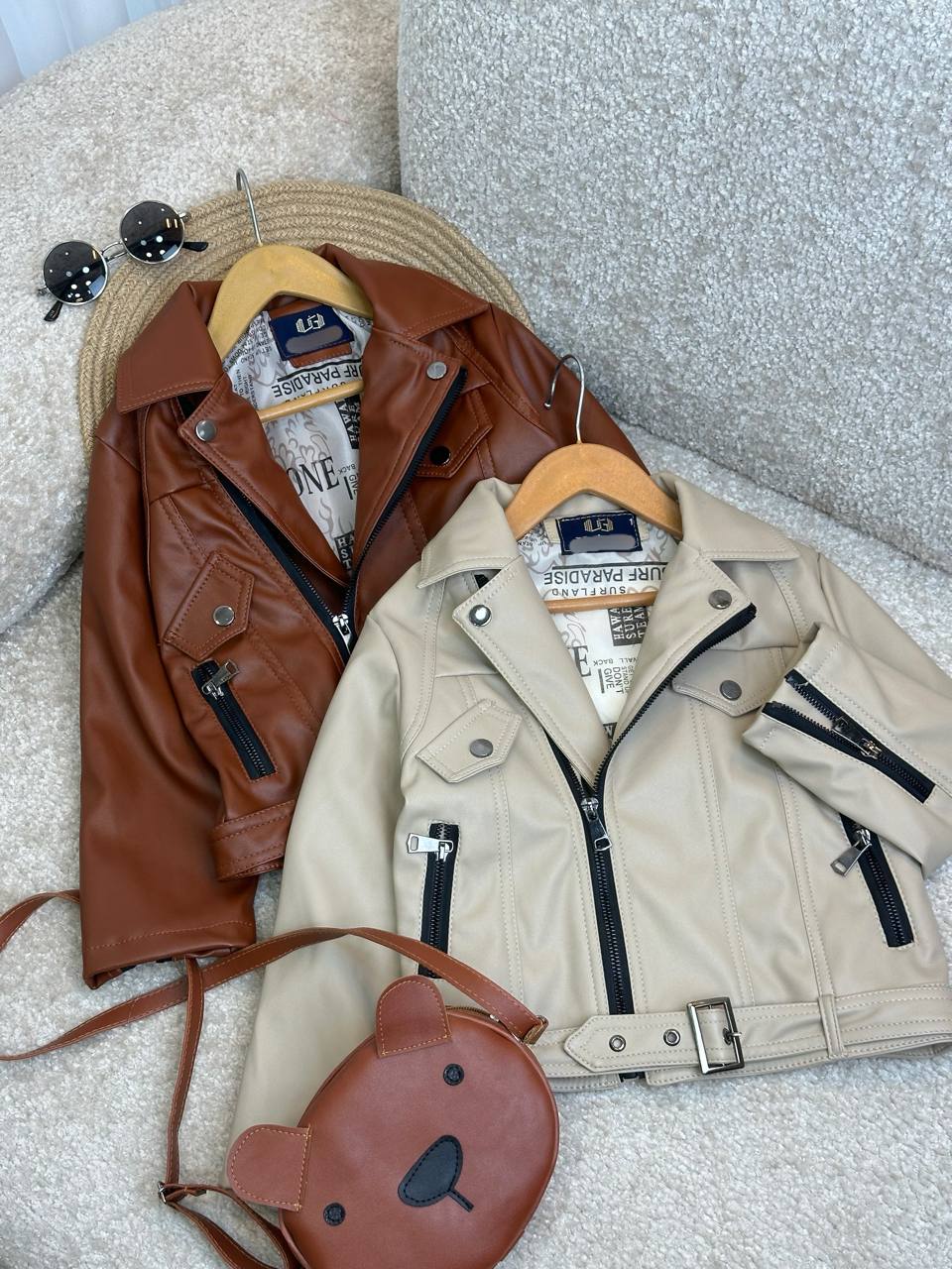 عکس کت چرم زیپ کج اسپرت - شماره 2
