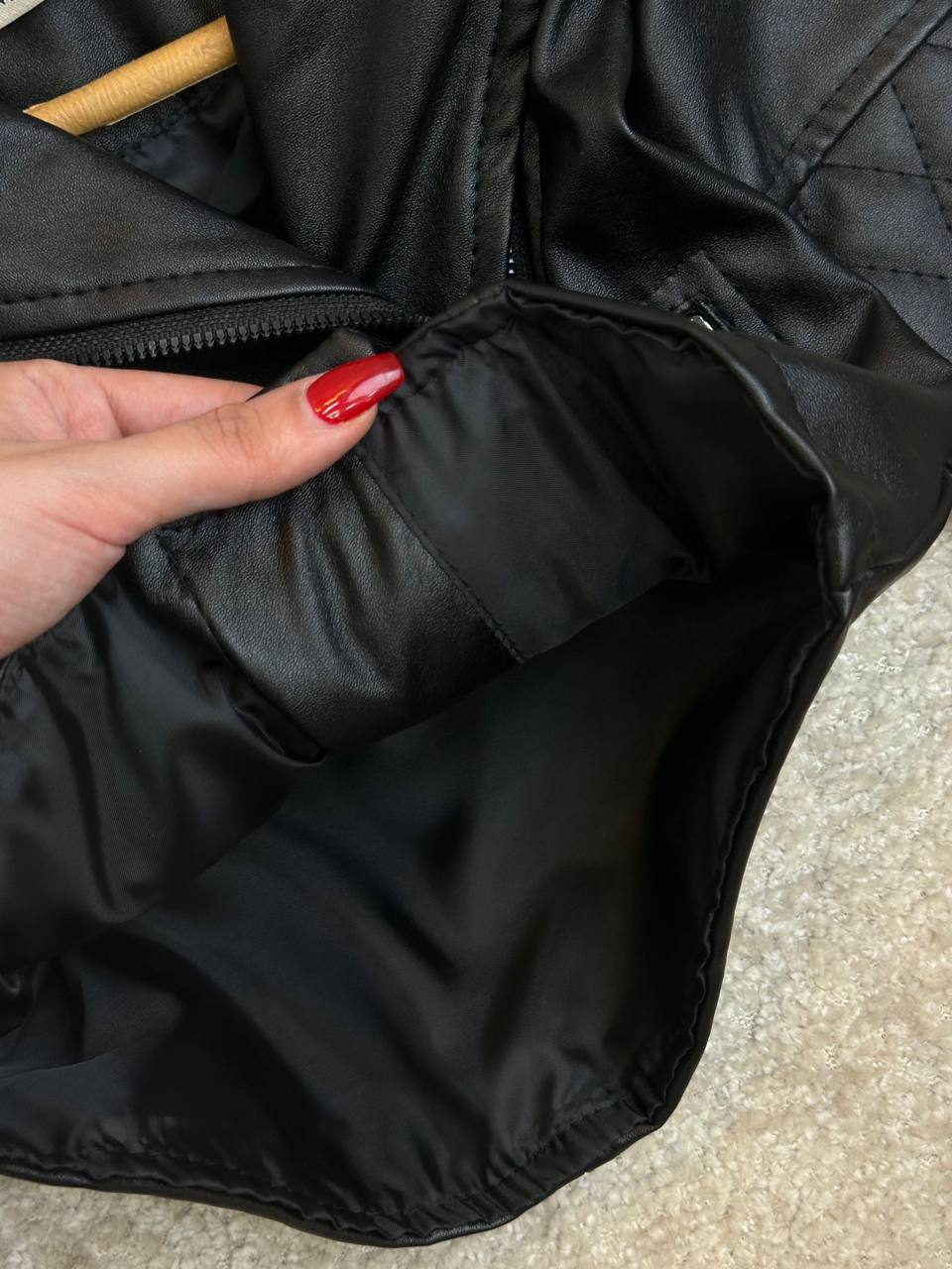 عکس کت چرم کراپی یکتا ویکی - شماره 5