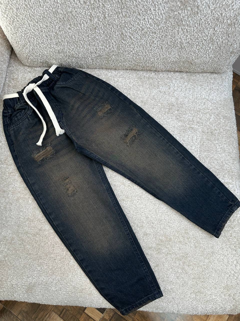 عکس تک شلوار مام کمرسفید کد 313 - شماره 1