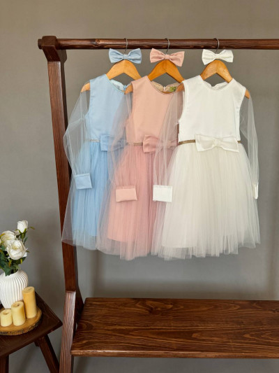 سارافون مجلسی آستین تور