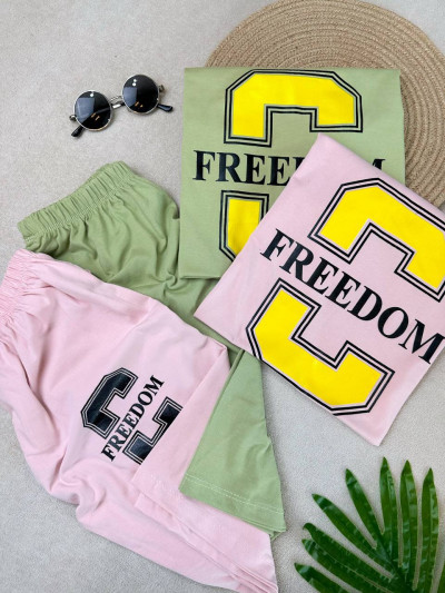 تیشرت شلوارک اسپرت Freedomسایز 10 تا 13 سال