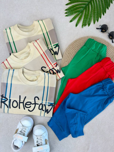 تیشرت شلوارک عالیه Rio سایز 2 تا 11 سال