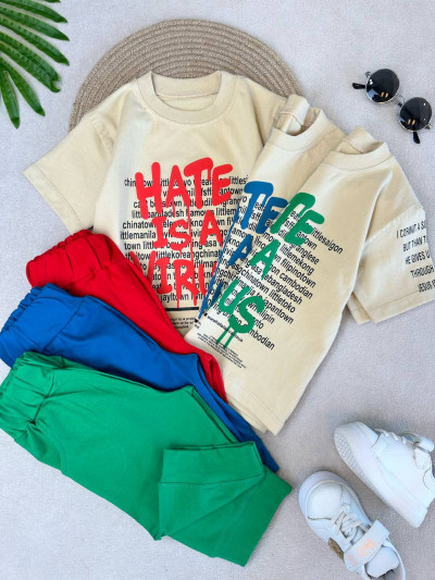 تیشرت شلوارک Hate سایز 2 تا 11 سال