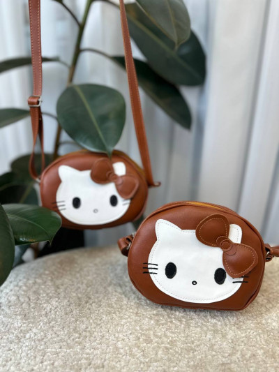 کیف کج کیتی شکلاتی