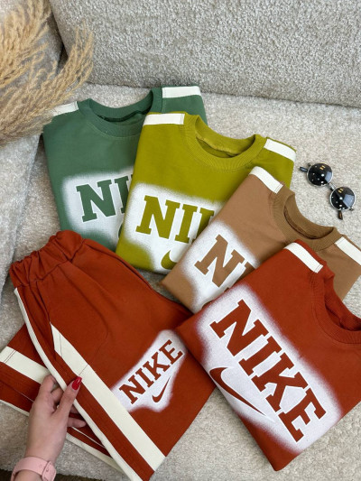 بلوز شلوار اسپرت نایک آبرنگی