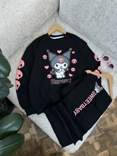 کراپ شلوار کورومی مشکی